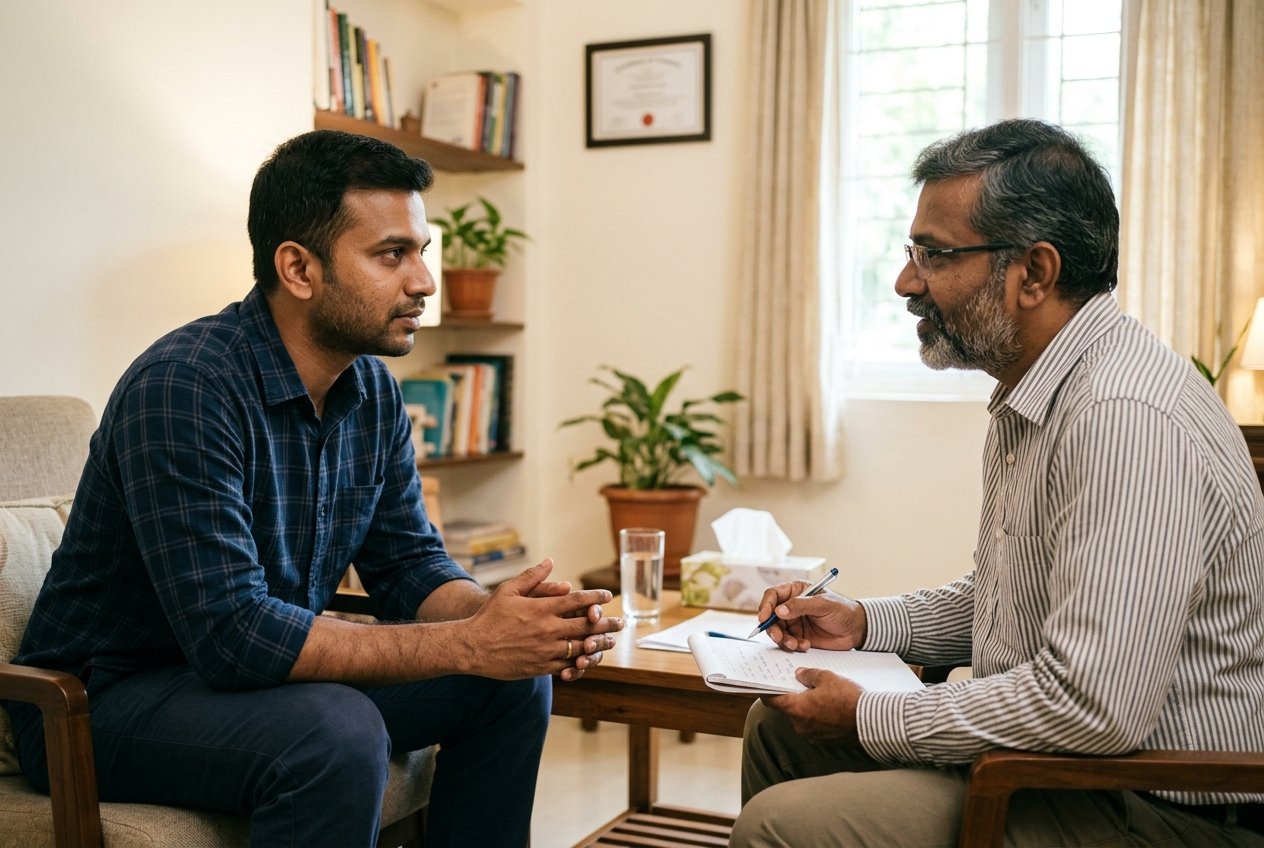 Professional alcohol de-addiction counseling and recovery support in Dharmapuri