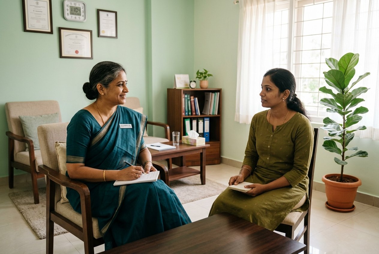 Psychiatric evaluation and dual diagnosis mental health support in Dharmapuri